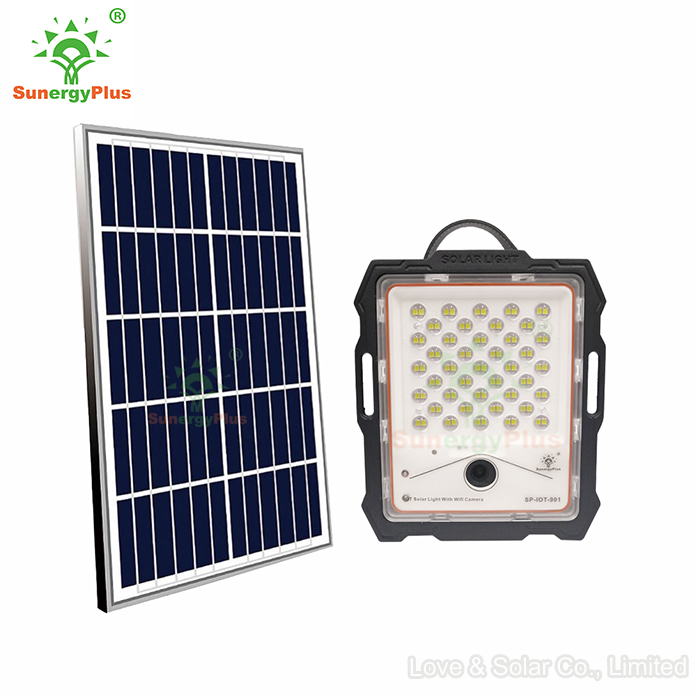 IOT Solar Flood Light with Smart Solar CCTV Camera