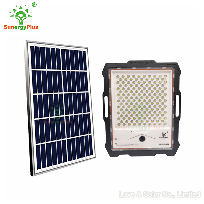 IOT Solar Flood Light with Smart Solar CCTV Camera