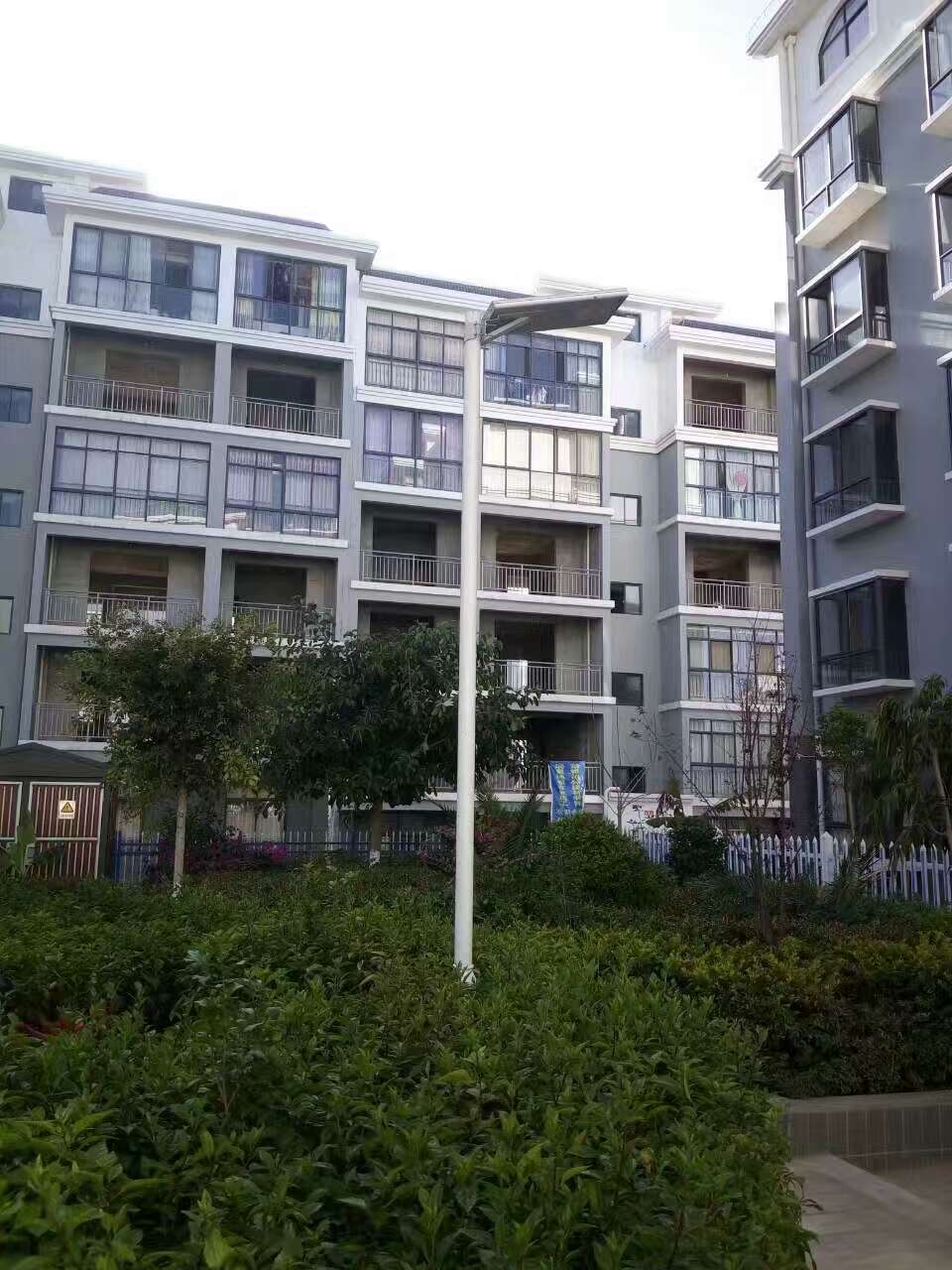 All in one street light project for real estate