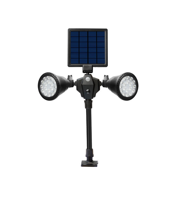 Double Head Solar Motion Sensor Spot Light