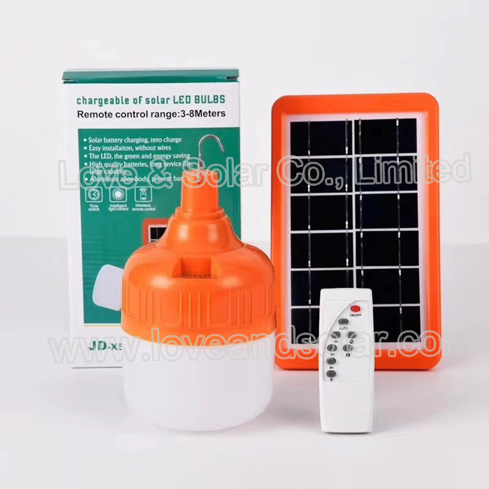 JINDIAN Solar Light JD-X30 JD-X50 Solar LED Bulb Portable USB Solar Bulb  