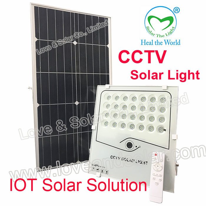 CCTV Solar Light Solar Flood Light with CCTV Camera SunergyPlus