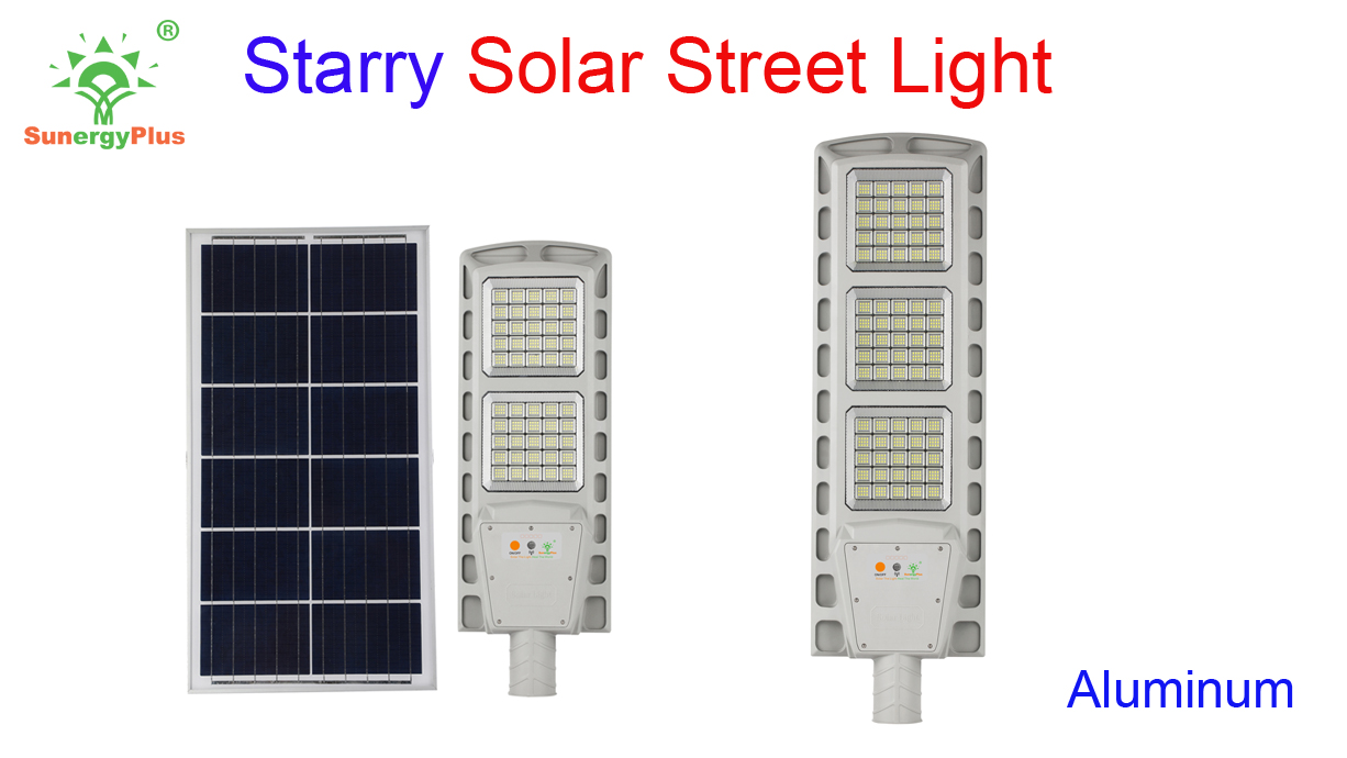 Starry Solar Street Light Aluminium Design SunergyPlus