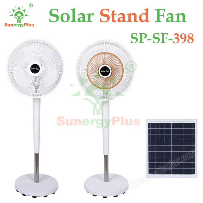 Portable Solar Fan SunergyPlus SP-SF-308 SP-SF-318 SP-SF-818 