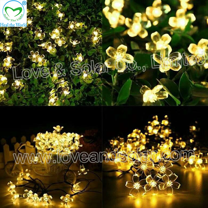 Cherry blossom Solar Holiday Decoration Light